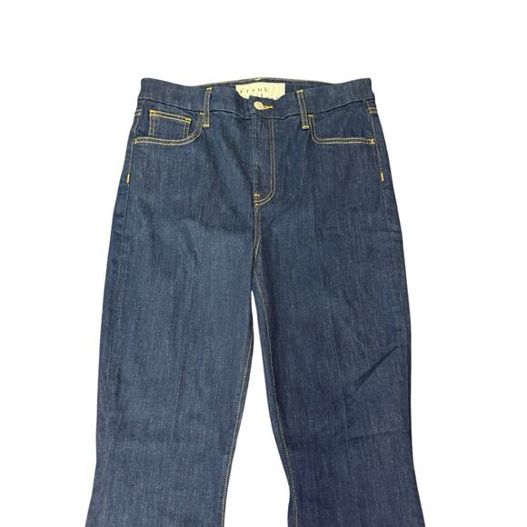 Frank & Eileen Flannigan Flare Jeans Dark Wash Cotton Blend Size 30 Flared Leg - Picture 7 of 14